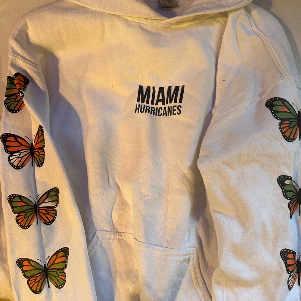 Custom U Miami sweatshirt with hood